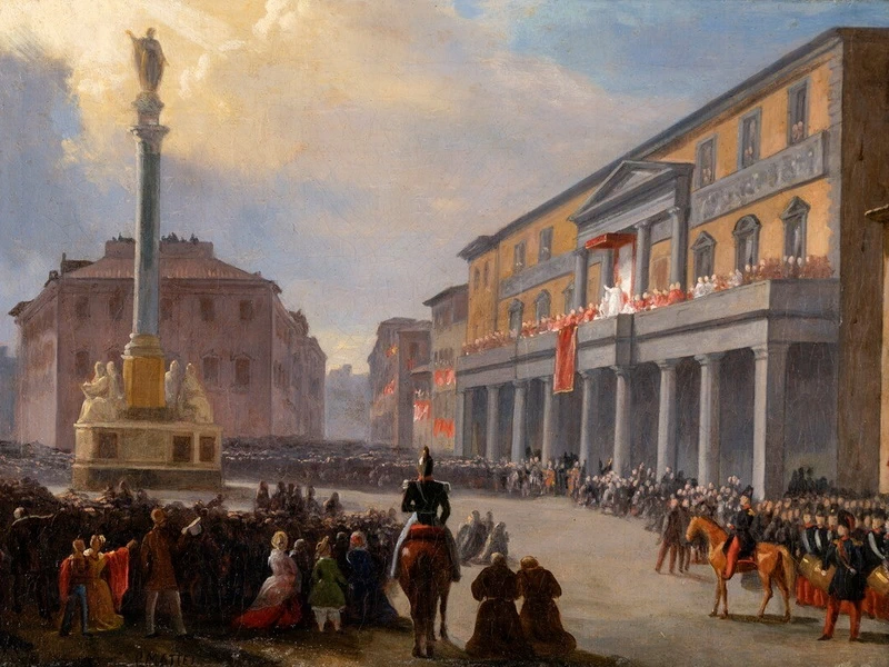 1813-Pasquale Mattei - Solenne Inaugurazione della Colonna dell'Immacolata